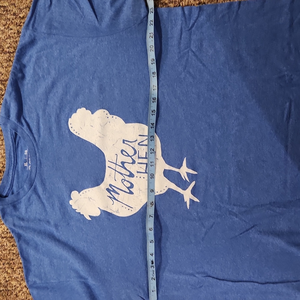 Mother Hen Blue T-shirt XL - Picture 4 of 5